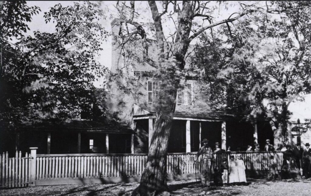 Clover Hill Tavern, photographed in 1865.