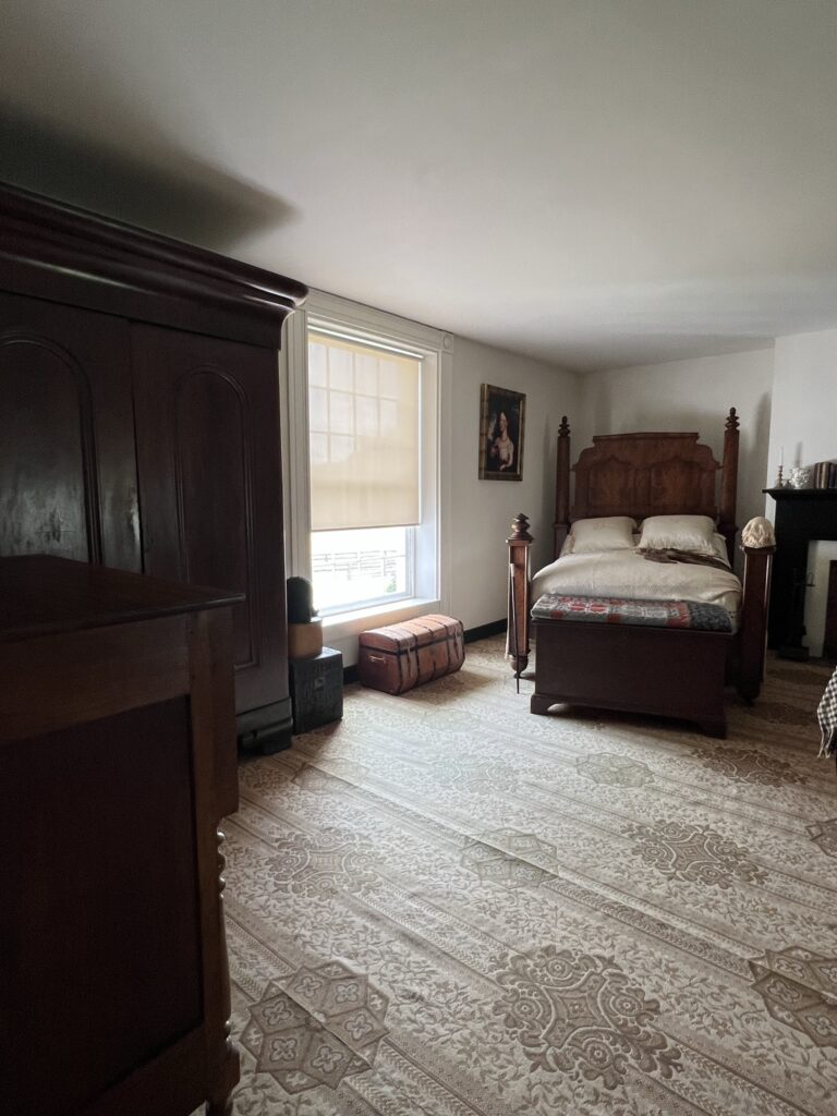 The master bedroom at the McLean House at Appomattox Court House.