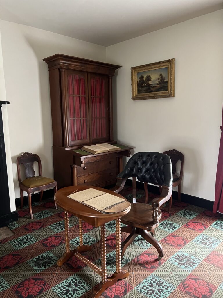 The desk Grant sat at in McLean's front parlor