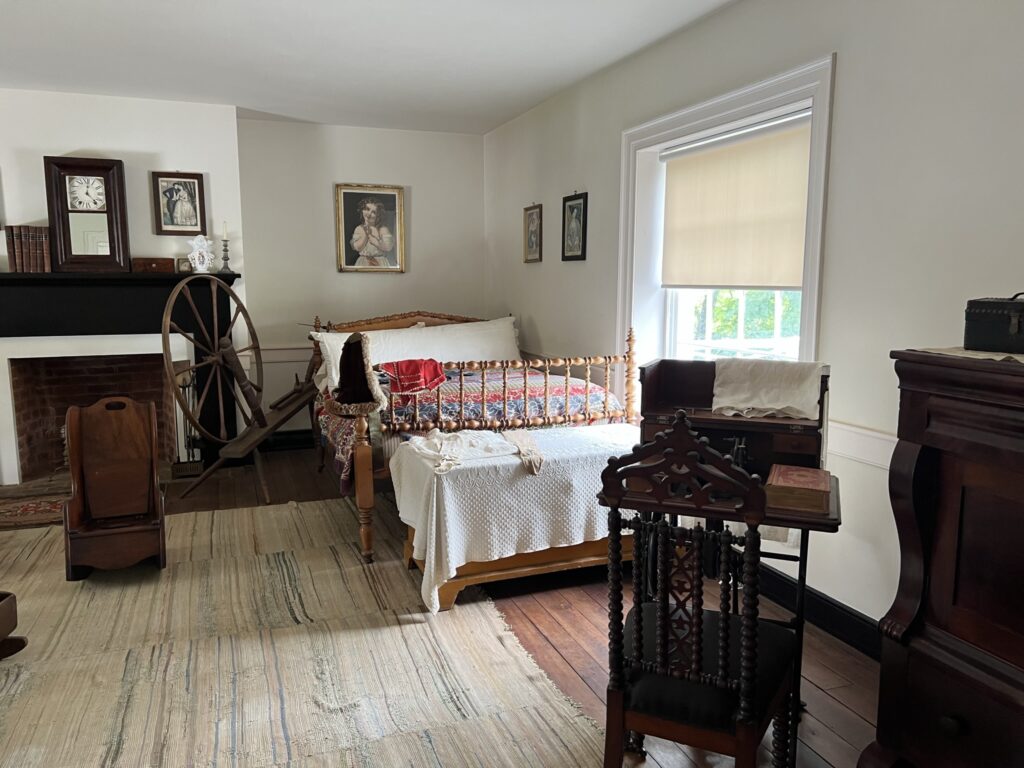 The bedroom McLean's daughters occupied at Appomattox Court House.