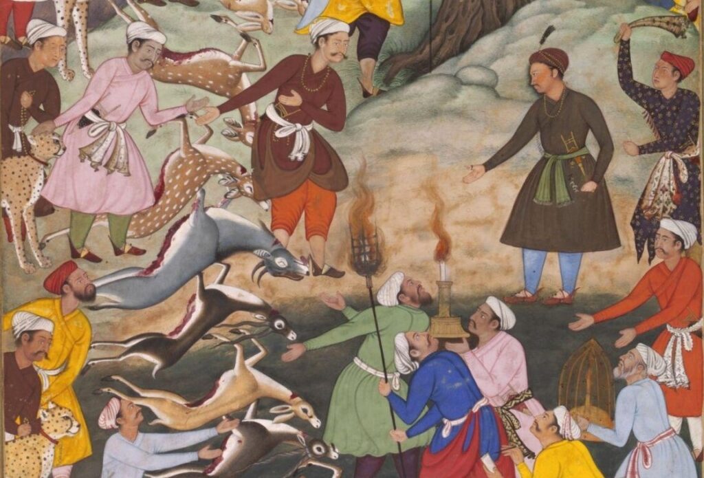 Akbar hunting