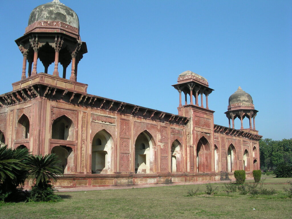 The Mughal Empire's Emperor Akbar's wife, Maryam Muzzamani's tomb at Sikandara, near Agra.