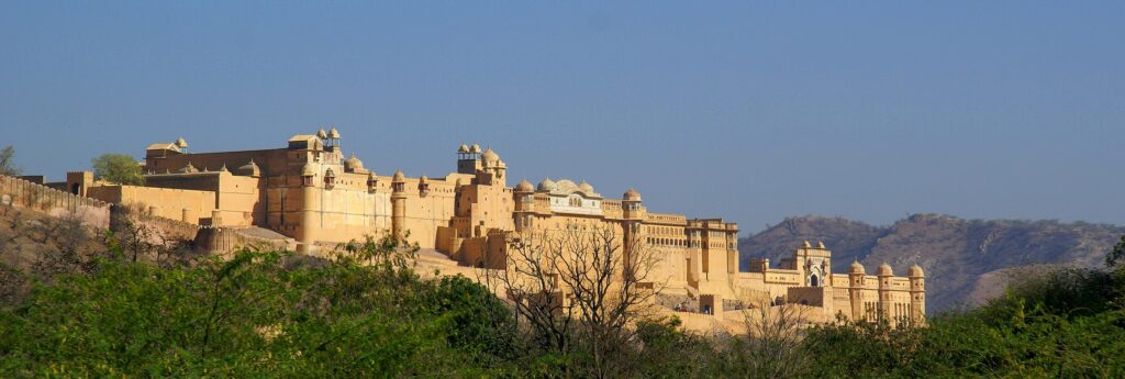 Amber Fort Palace in Jaipur, India, built by Raja Man Singh of Akbar's empire.